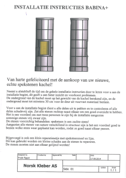 Installatieinstructies Babina+ NL