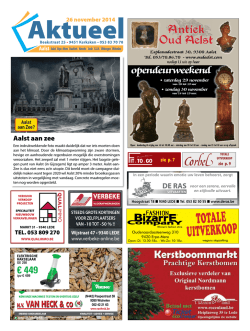 Editie Aalst - 26/11/2014 (week 48)