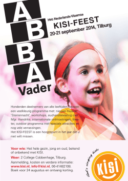 Kisi_Feest_ABBA_Flyer 16-06-2014.indd