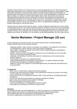 marketeer_project manager febr 2014
