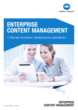 Brochure Enterprise Content Management