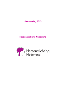 Download - Jaarverslag hersenstichting
