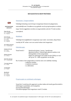Heupprothese via spiersparende DAA techniek