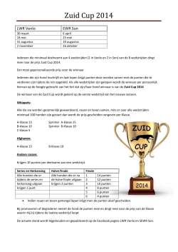 Zuid Cup 2014