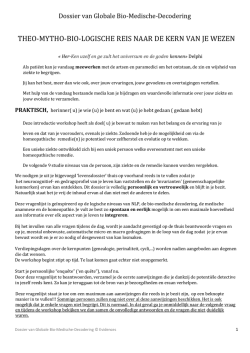 Dossier globale bio-medische decodering
