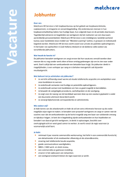 Jobhunter - Matchcare