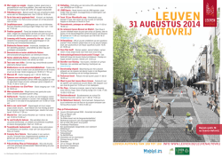 LEUVEN - De Week van de Mobiliteit
