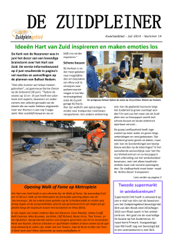 Zuidpleiner 14 - juli 2014