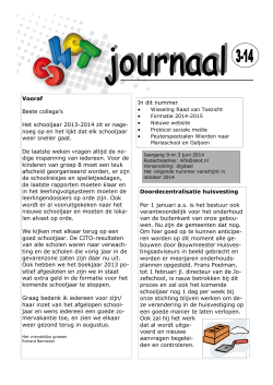 SKOT-journaal 03-2014 - Stichting Katholiek Onderwijs Twenterand