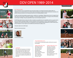 DDV Open: 1989-2009