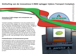 Onthulling van de innovatieve E-RMO oplegger tijdens Transport