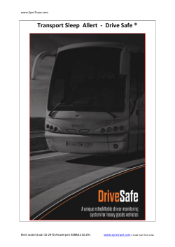 Transport Sleep Allert - Drive Safe ®