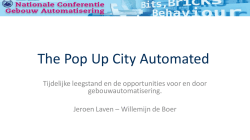 Download presentatie - Conferentie Gebouw Automatisering