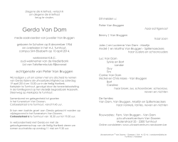 Gerda Van Dam (kaart- H.Hart)