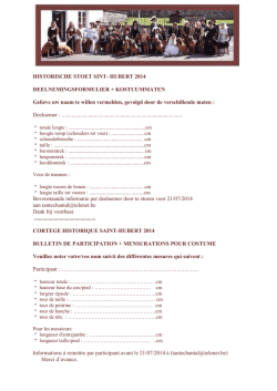 Inschrijvingsformulier Stoet in PDF