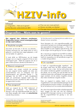 HZIV-info (september-oktober 2014) ()