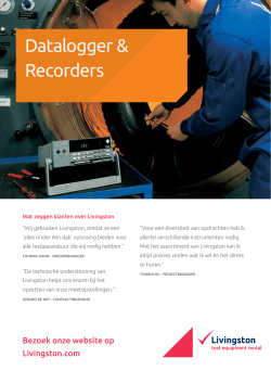 Download brochure dataloggers en recorders