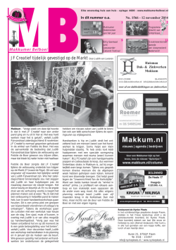 JF Creatief tijdelijk gevestigd op de Markt Door Judith