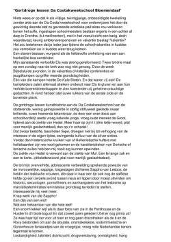 Gortdroge lessen Da Costakweekschool Bloemendaal