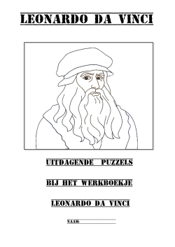 Leonardo da Vinci Puzzelboekje