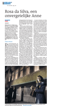 Rosa da Silva, een onvergetelijke Anne