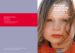 Elk kind verdient de beste zorg