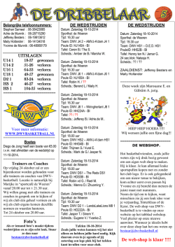 Dribbelaar 5 2014-2015