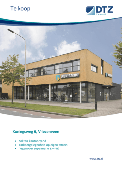 Te koop - DTZ Zadelhoff