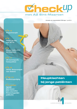 Laatste editie Check-up - juni 2014 - AZ Sint