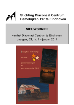 Jaargang 21, nummer 1 - Diaconaal Centrum Eindhoven