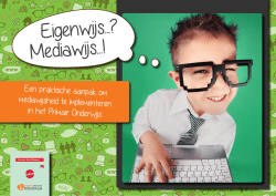 Eigenwijs&hellip;! Mediawijs&hellip;! Een praktische aanpak om