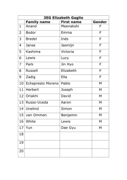 Grade 3 homeroom lists 180814