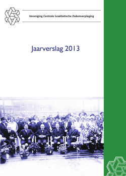Jaarverslag 2013 - Ziekenhuis Amstelland