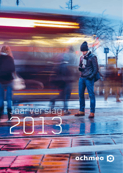 Jaarverslag 2013