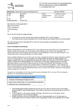 Jaaroverzicht zuiveren afvalwater 2013
