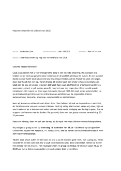 Standaard externe brief GGzE - Ypsilon Eindhoven en De Kempen