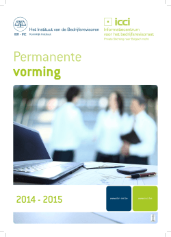 vormingsbrochure 2014-2015 (PDF)