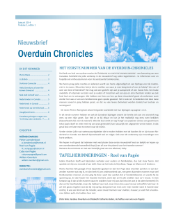 Overduin Chronicles 2014-1