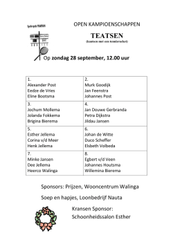 TEATSEN - KV de TWa Doarpen/DIOS
