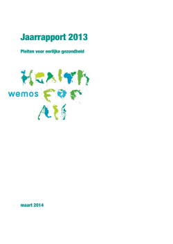 Jaarrapport 2013