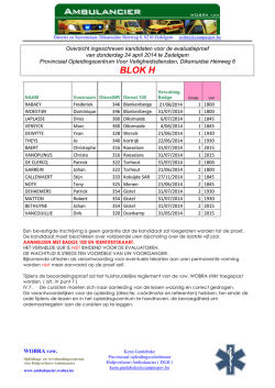 donderdag - Ambulancier