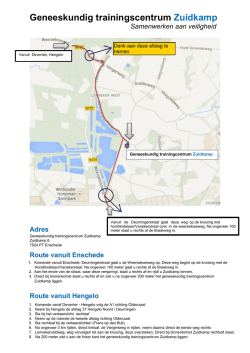 Download hier de routebeschrijving in pdf