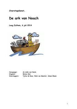 De ark van Noach - PKN Heino – Langeslag