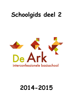 Schoolgids deel 2 2014-2015