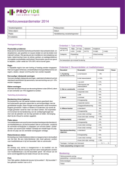 Herbouwwaardemeter 2014