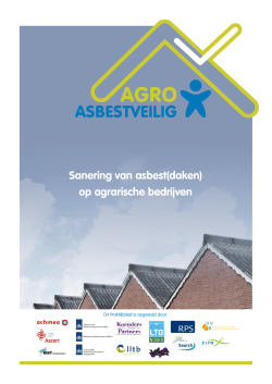 Sanering van asbest(daken) op agrarische