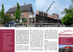 Een goede buur en een nieuw dak