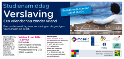 Verslaving - Ziekenhuis Maas en Kempen