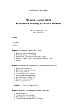 Inhoudsopgave - Ido Weijers
