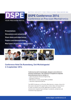 here - DSPE-Conference 2014